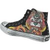 Affliction Flame and Fable Hi Top sportovní boty - černé