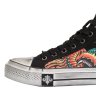 Affliction Flame & Fable Hi-Top Shoes - Black