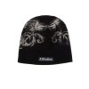 affliction beanie winged up beanie black A30610