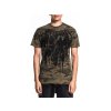 Affliction Black Night tričko krátký rukáv - zelená kamufláž/černá