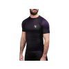 Hayabusa Fusion pánský rashguard krátký rukáv - černo/fialový