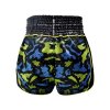 Twins Atlas thajské šortky - černo/modro/zelené