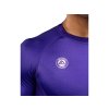 Venum x Roger Gracie Academy rashguard krátký rukáv - fialový