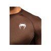 Venum x Roger Gracie Academy rashguard krátký rukáv - tmavě hnědý