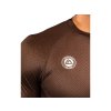 Venum x Roger Gracie Academy rashguard krátký rukáv - tmavě hnědý