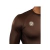 Venum x Roger Gracie Academy rashguard dlouhý rukáv - tmavě hnědý