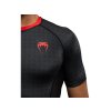 Venum x Roger Gracie Signature rashguard krátký rukáv - černo/červený