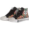 AFFLICTION FLAME & FABLE HI-TOP TENISKY - ČERNÉ