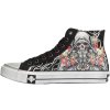 AFFLICTION PHANTOM FIRE HI-TOP TENISKY - ČERNÉ