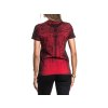 AFFLICTION BRIESSA DÁMSKÉ TRIČKO - ČERVENO/ČERNÉ