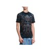 AFFLICTION STREET SAVAGE TRIČKO - ČERNÉ