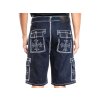 AFFLICTION WIDE LEG CARGO ŠORTKY - MODRÉ