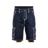 AFFLICTION WIDE LEG CARGO ŠORTKY - MODRÉ