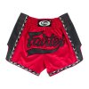 FAIRTEX THAJSKÉ ŠORTKY - ČERVENO/ČERNÉ