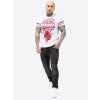 Lonsdale Crugmeer men’s T-shirt - white/red/blue