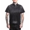 Affliction Deaths Reflection Shirt - Black Potassium Spray