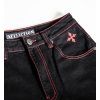 Affliction Wings Denim šortky - černé