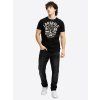 Lonsdale men's T-shirt Minver - black/ecru
