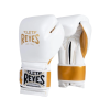 Cleto Reyes Leather Boxing Gloves - White/Gold