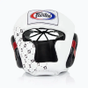 boxerska helma fairtex super sparring white black 1250970