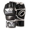 Bad Boy MMA rukavice bez palce - černo/bílé (Velikost XL/XX)