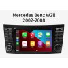 For Mercedes Benz E-class W2114G Carplay 2 Din Android 12 Car Radio E200 E220 E300 E350 E240 E280 CLSCLASSW219 GPS Navigation