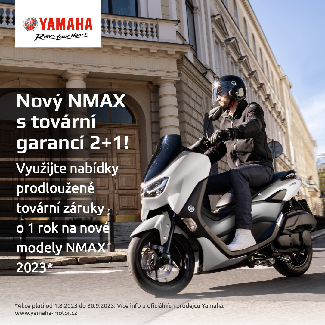 Nový skútr Yamaha NMAX s tovární garancí 2+1 !