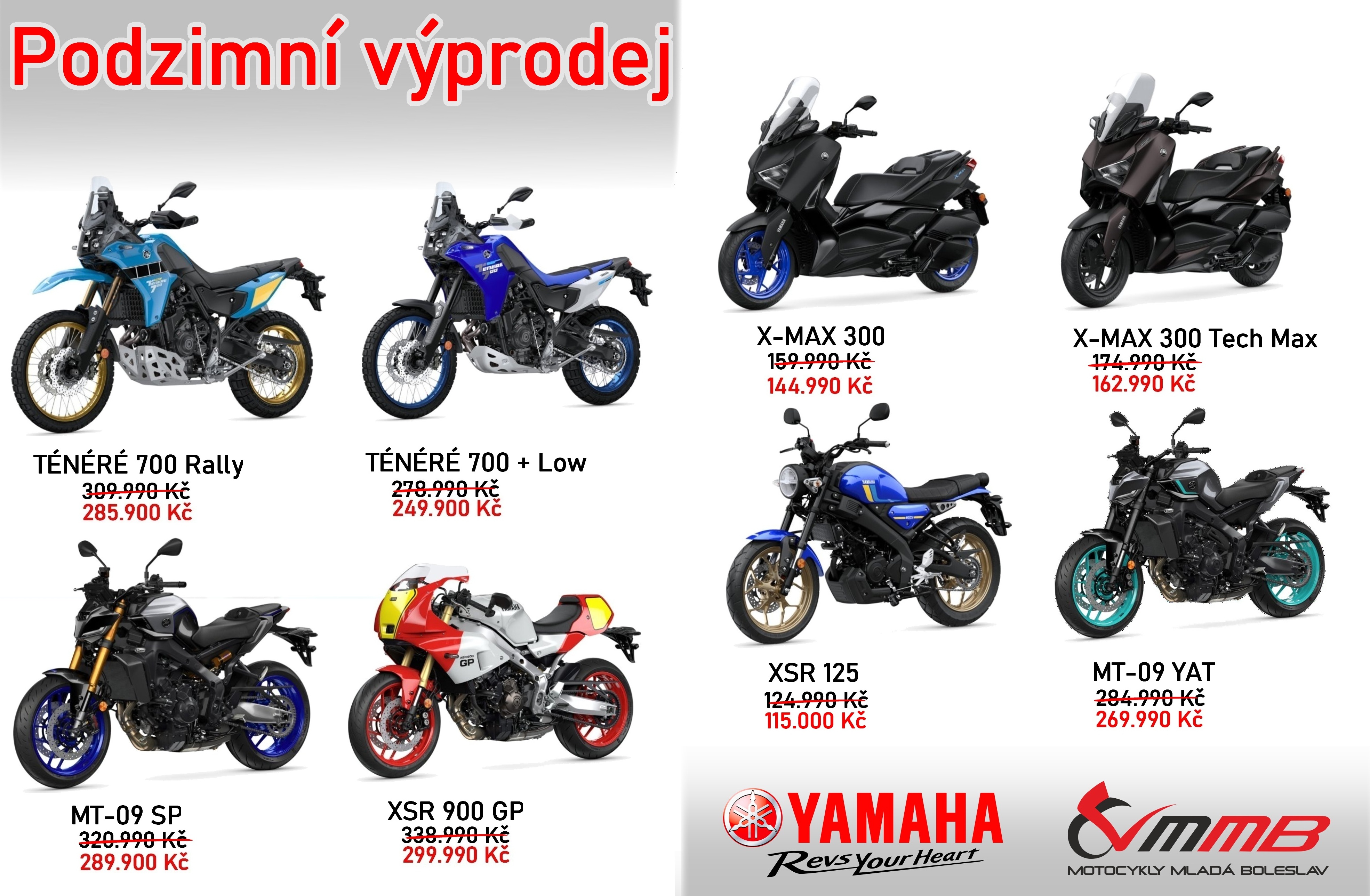 Akční ceny motocyklů