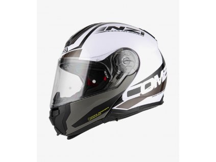 nzi combi 2 duo shock white black modular helmet 150299a394