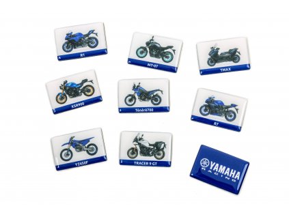 N24 JP010 E7 00 YAMAHA RACING SET OF 9 MAGNETS Studio 001