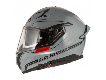 nzi casco integral go rider stream solid l
