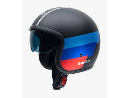 nzi rolling 4 sun matt b saferiders open face helmet 050406a025