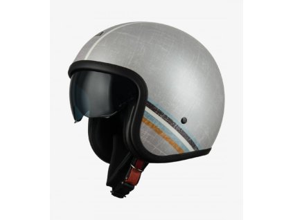 nzi rolling 4 sun linien light grey matt open face helmet 050406as31