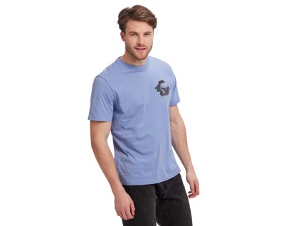 B25 AD116 E5 0L Adventure T shirt for men with big global print at back Studio 001
