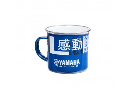 N21 JD009 E2 00 YAMAHA RACING bLUcRU ENAMEL MUG Studio 001 Tablet