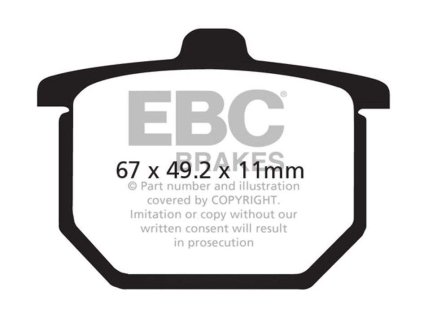 Brzdové destičky EBC FA029V