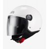 nzi capital 2 duo white open face helmet 150279g001