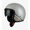 nzi rolling 4 sun linien light grey matt open face helmet 050406as31