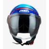 nzi ringway 2 duo connected blue red and blue matte open face helmet 15323a935