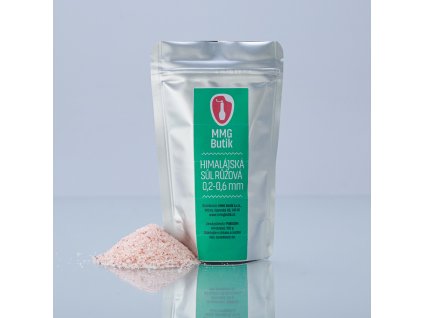 MMG Butik Himálajská sůl růžová 0.2 -0.6 mm. (Hmotnost 100 g)
