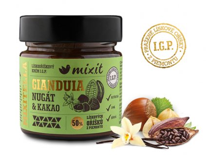 mixitella premium gianduia nugat kakao produktovka cz