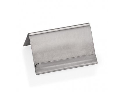 Stojánek na cedulky nerezový, 6 x 4,5 x 3,5 cm