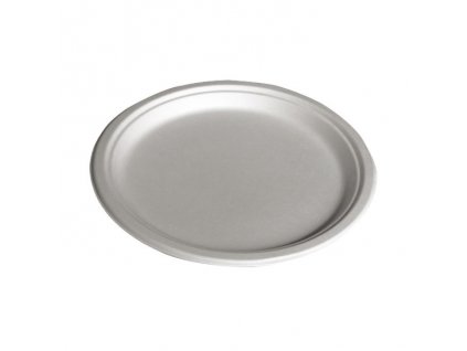 Talíř jednorázový CHINET z cukrové třtiny, 22 cm, 50ks