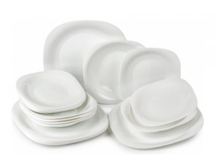 mmilenium.cz velkoobchodgastro.cz CARINE BÍLÁ jídelní talířová souprava 18d