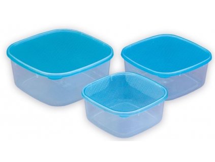 Dóza plast na potraviny sada 3 ks mmilenium