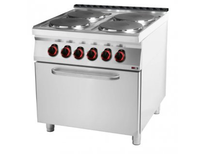 Elektrický sporák s horkovzdušnou troubou SPT 90 80 11E Red Fox 900