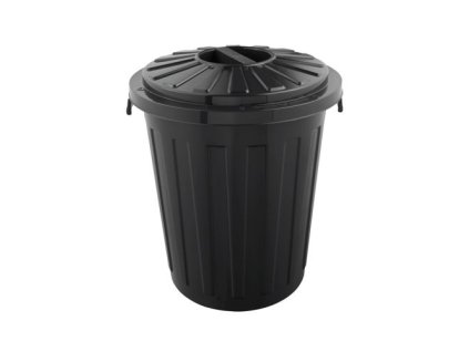 ODPADOVÁ NÁDOBA 24 L S VÍKEM ČERNÁ mmilenium