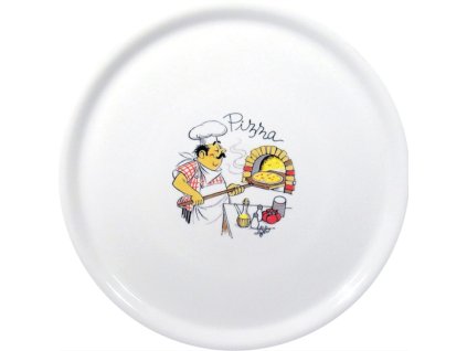 Tradiční talíř na pizzu bílý průměr 31 cm HENDI 768808 mmilenium