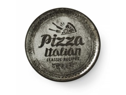 Talíř na pizzu Recipe Collection Brick Black průměr 33 cm HENDI 778937 mmilenium