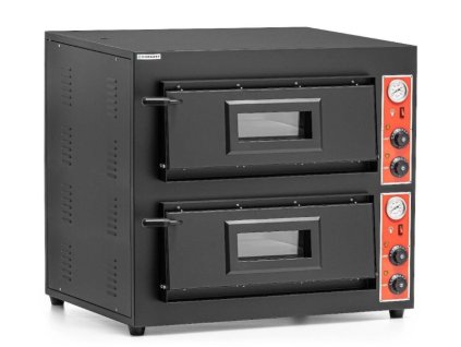 Profesionální dvoukomorová pec na pizzu 2x4x30 cm FORGAST FG09551 mmilenium
